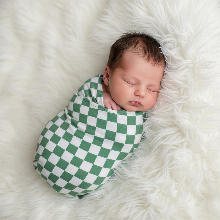 Emerald Checks Swaddle