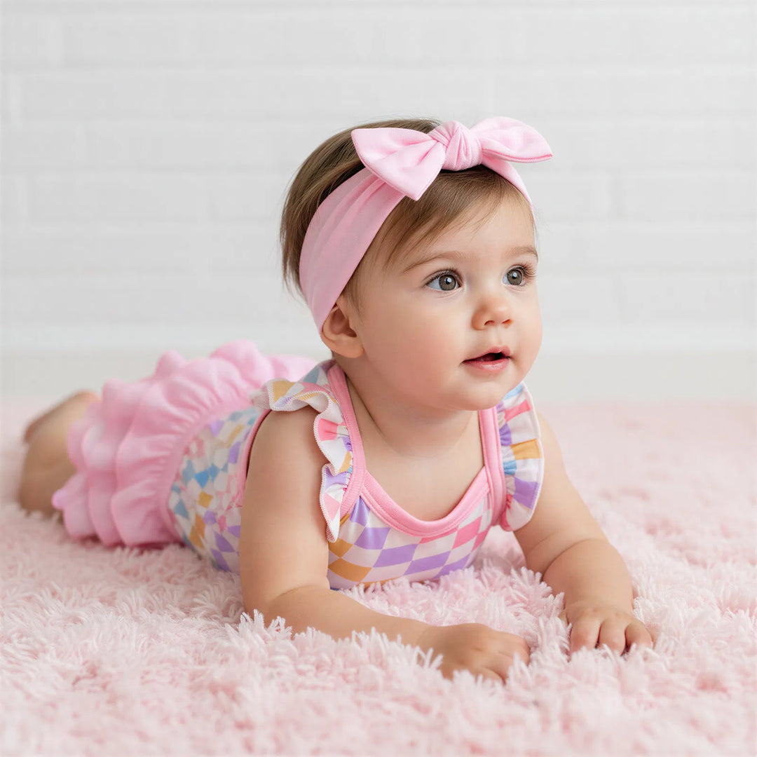 Pastel Checks Bloomer Set