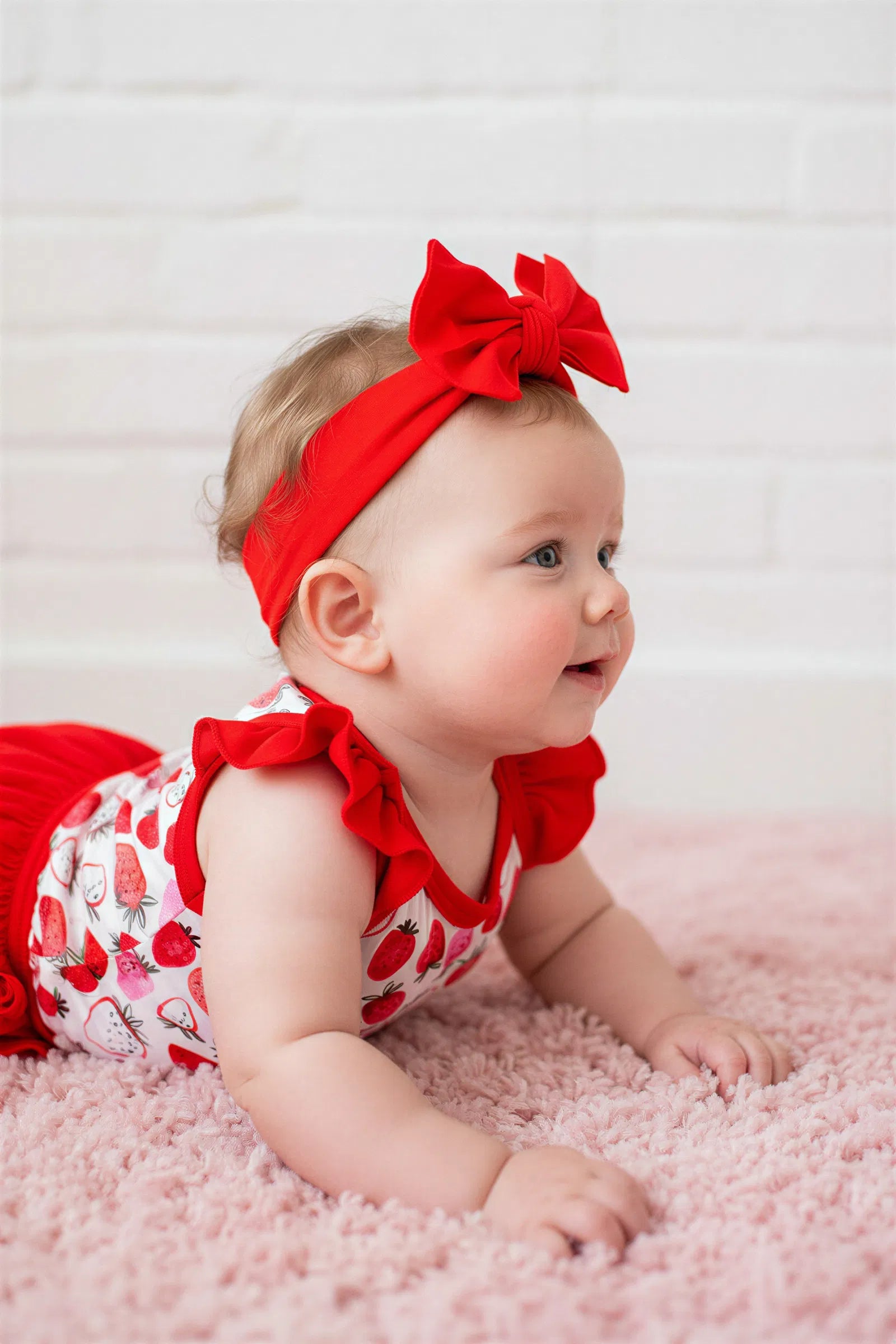Strawberry Fields Ruffle Bloomer Set