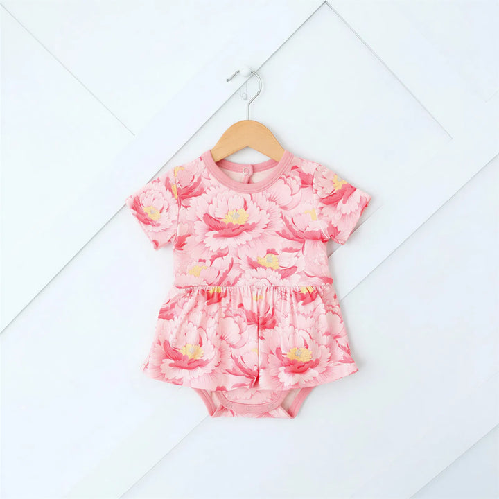 Blush Dreams Floral Bodysuit Dress