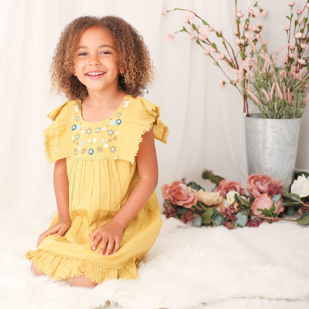Bestaroo - Bamboo - arya mini dress in mustard