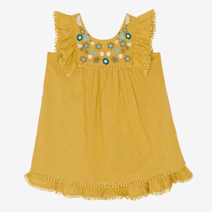 Bestaroo - Bamboo - arya mini dress in mustard