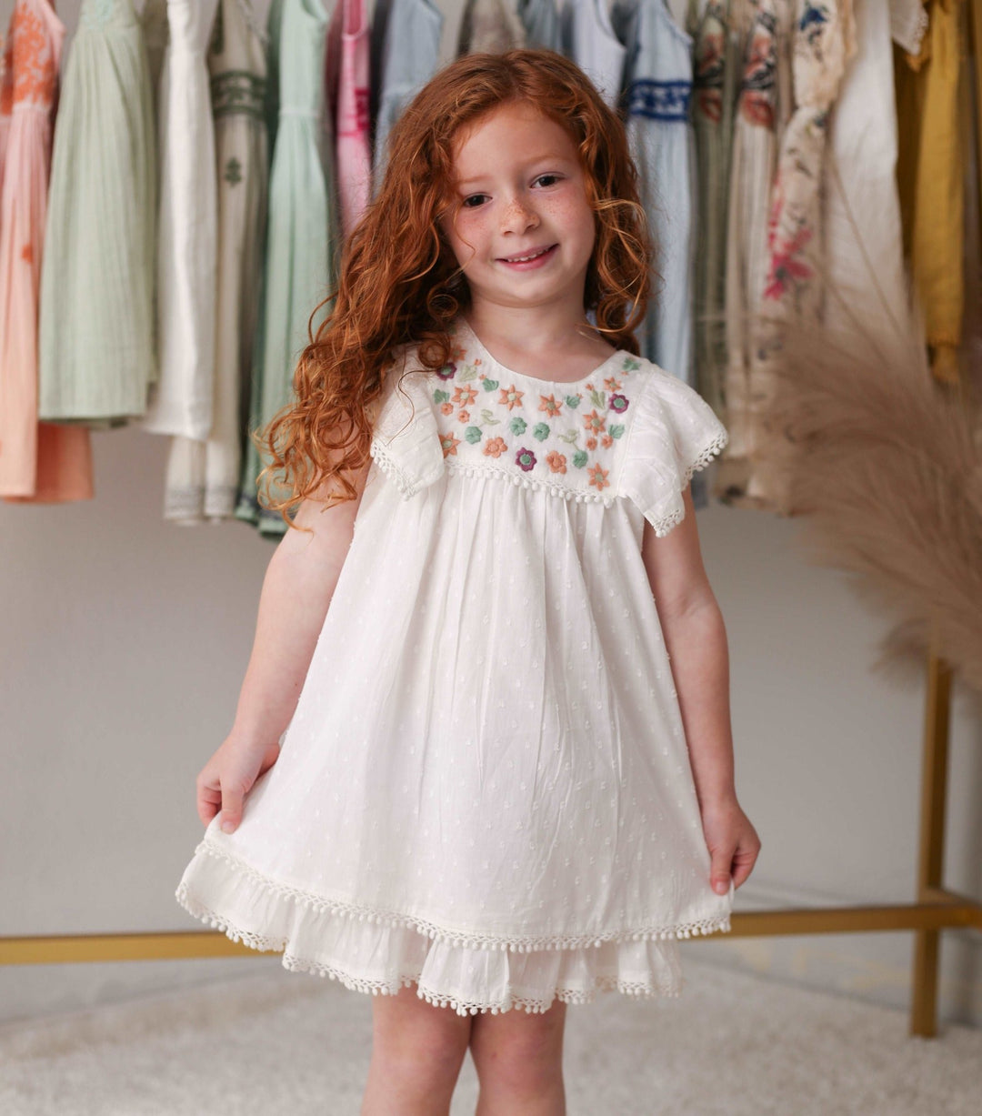 Bestaroo - arya mini dress in white