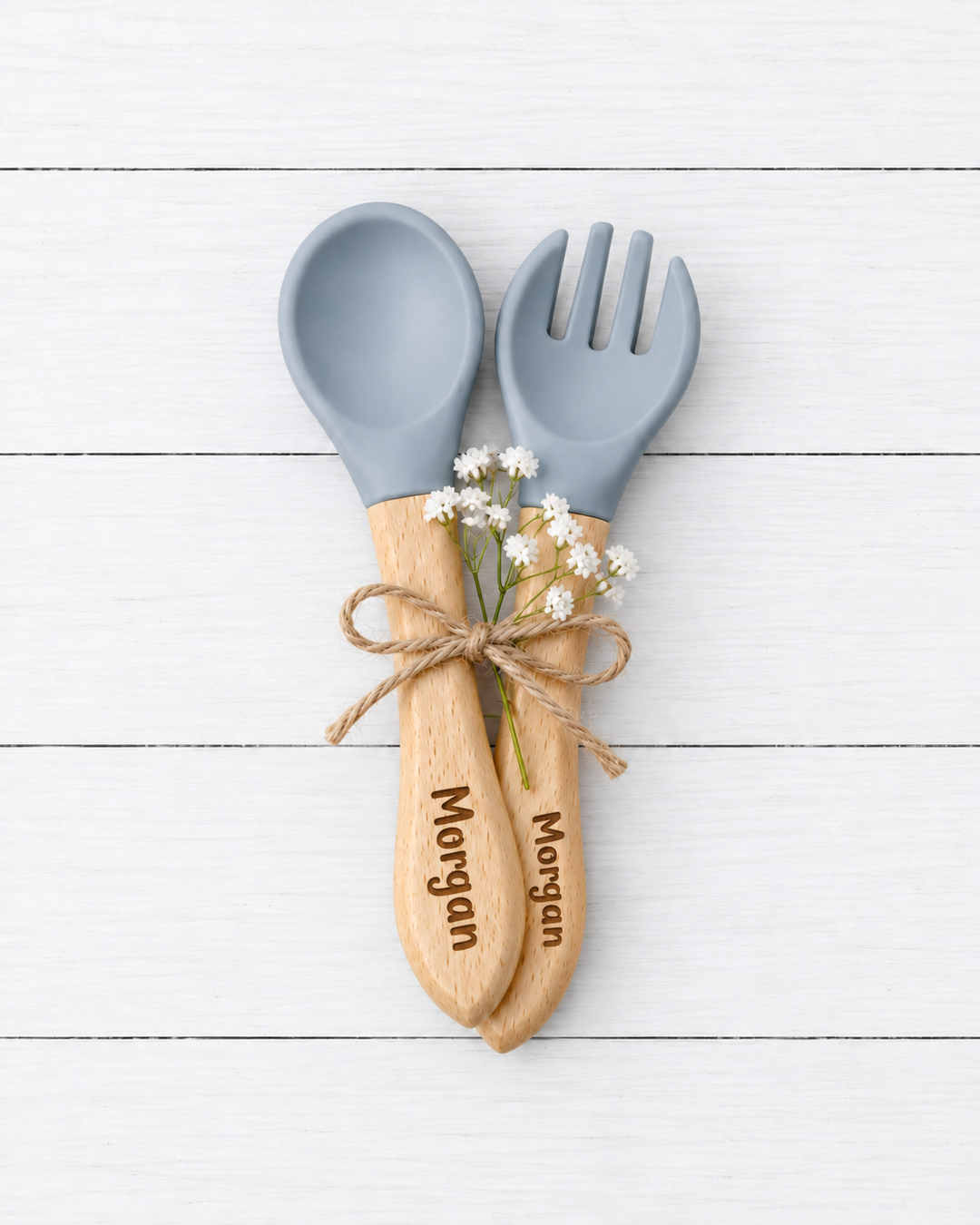 Bestaroo - Bamboo - Baby Fork &amp; Spoon Set