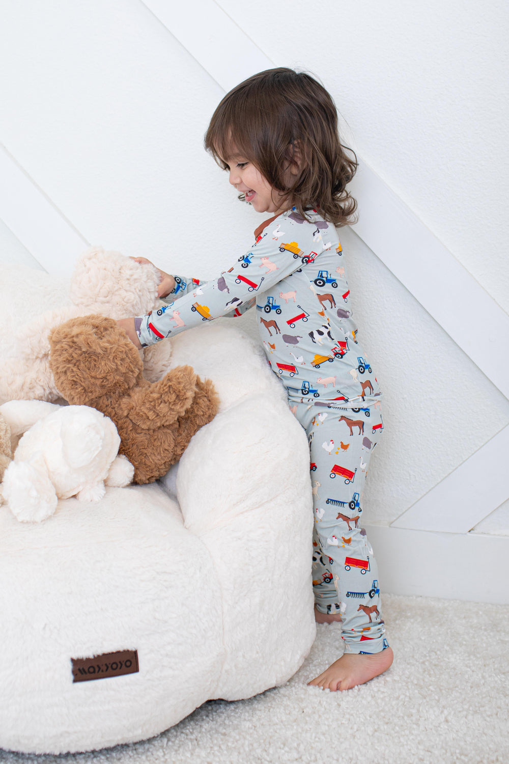 Bestaroo - Bamboo - Barnyard Cuddles L/S Pajama