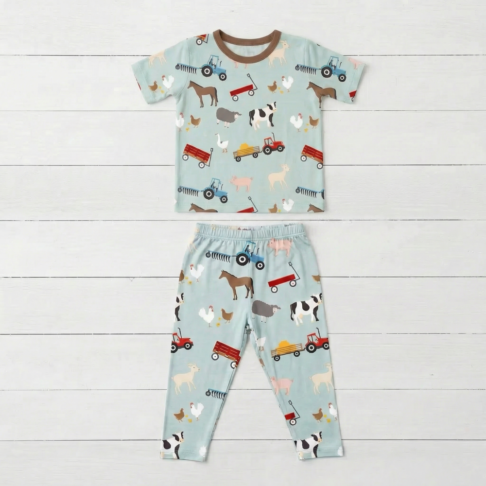 Bestaroo - Bamboo - Barnyard Cuddles S/S Pajama