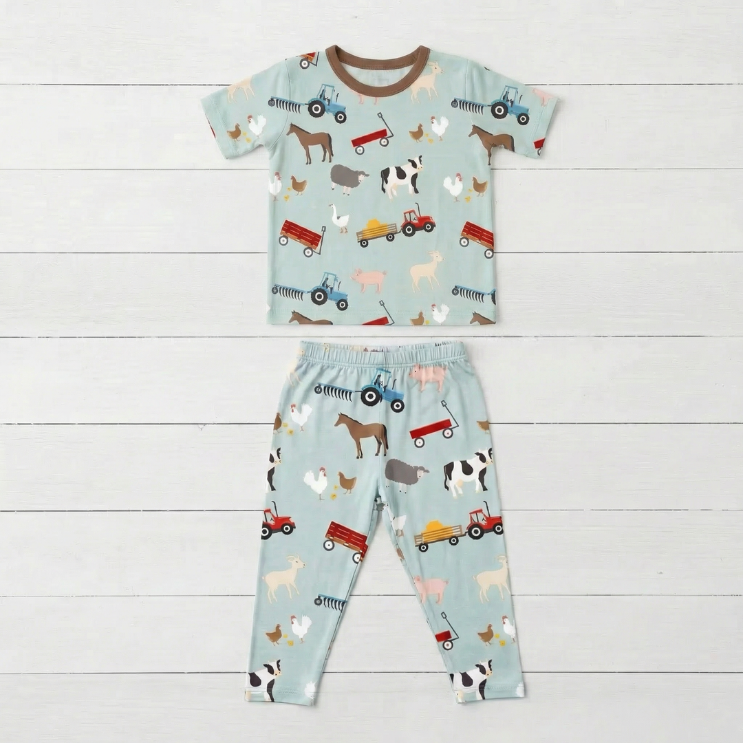 Bestaroo - Bamboo - Barnyard Cuddles S/S Pajama