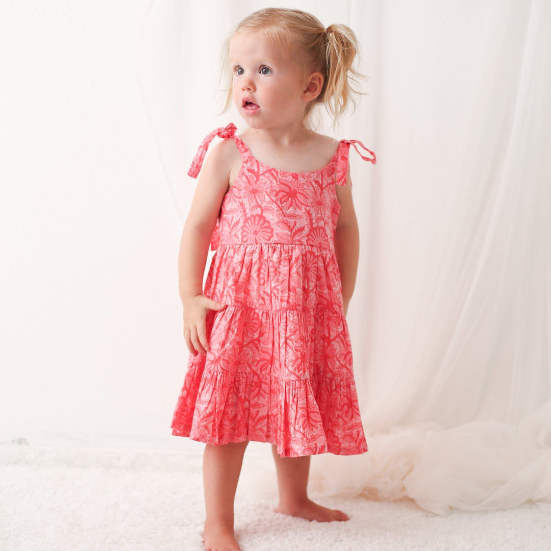 Bestaroo - Bamboo - Bella Pink Floral Dress