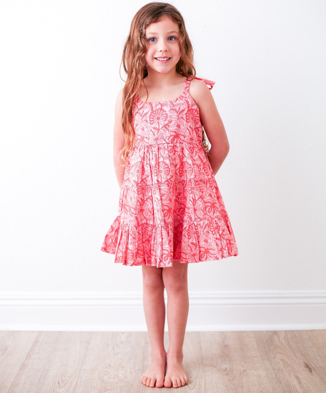 Bestaroo - Bamboo - Bella Pink Floral Dress