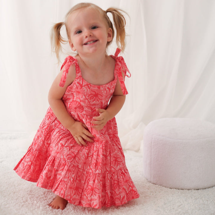 Bestaroo - Bamboo - Bella Pink Floral Dress