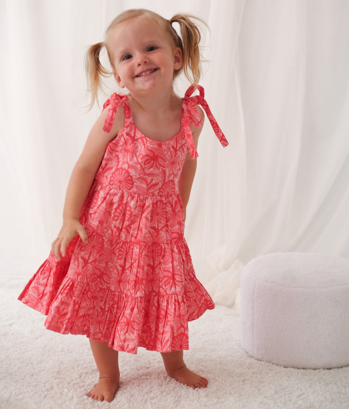 Bestaroo - Bamboo - Bella Pink Floral Dress