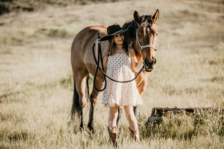 Bestaroo - Bella Rust Floral Floral Dress