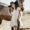 Bestaroo - Bella Rust Floral Floral Dress