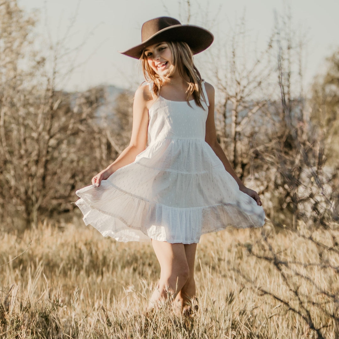 Bestaroo - Bamboo - Bella White Sparkle Dress