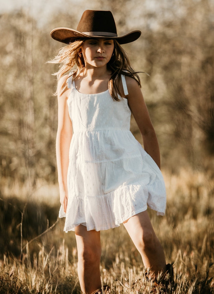 Bestaroo - Bella White Sparkle Dress