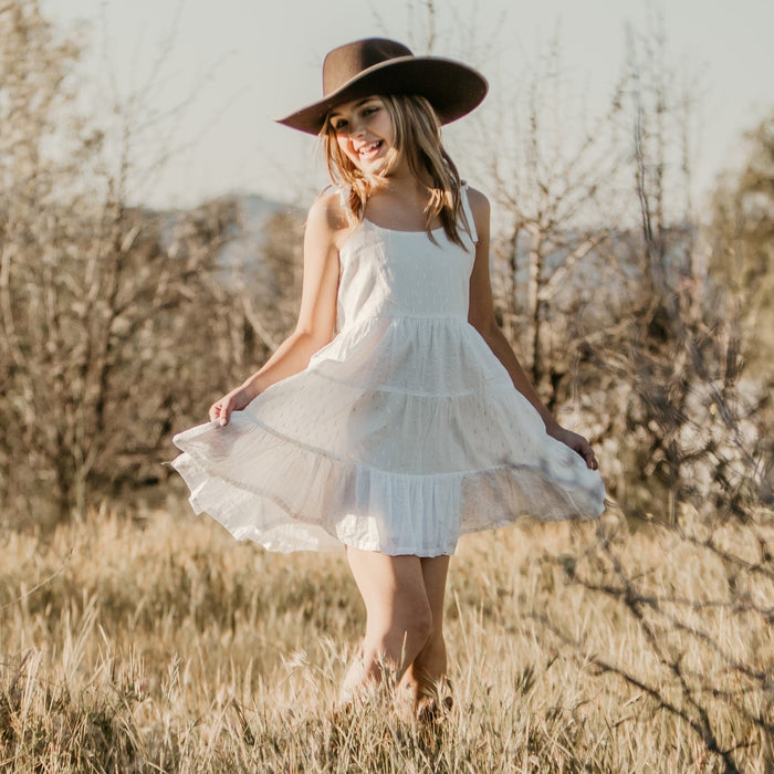 Bestaroo - Bella White Sparkle Dress