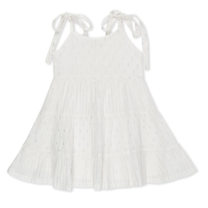 Bestaroo - Bella White Sparkle Dress