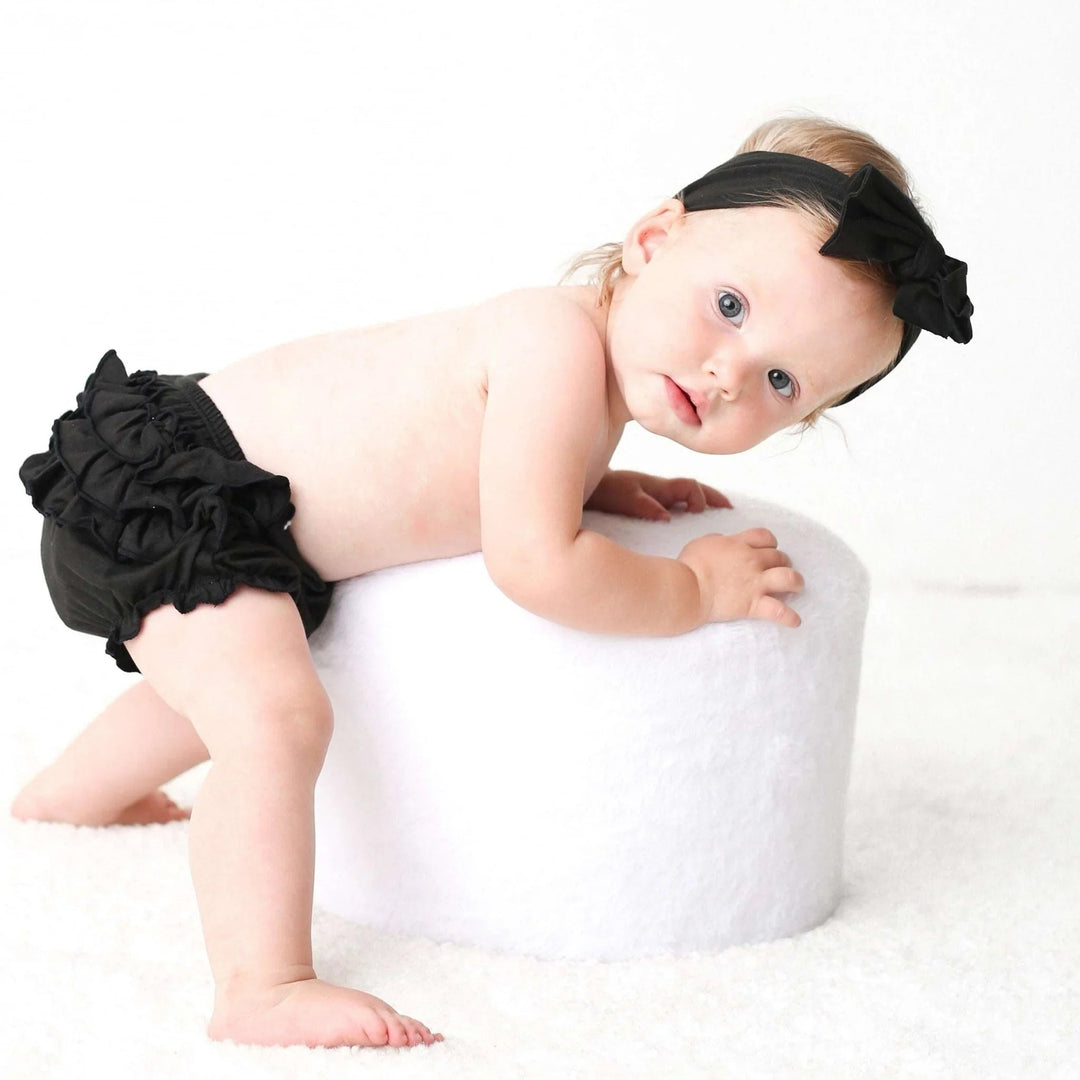 Bestaroo - Bamboo - Black Bloomer and Headband