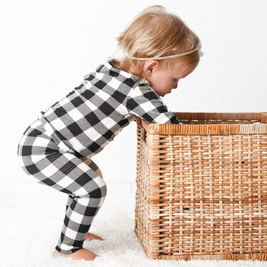 Bestaroo - Black & White Plaid Pajama