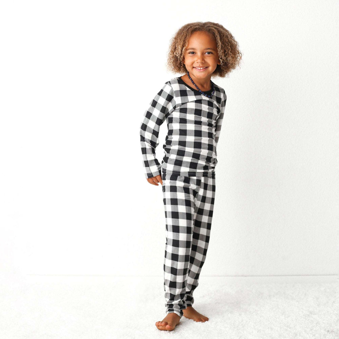 Bestaroo - Black & White Plaid Pajama