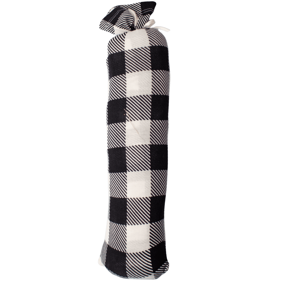 Bestaroo - Bamboo - Black &amp; White Plaid Swaddle