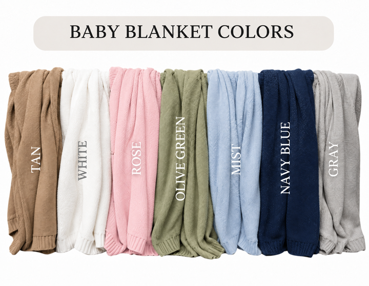 Embroidered Baby Name Blanket