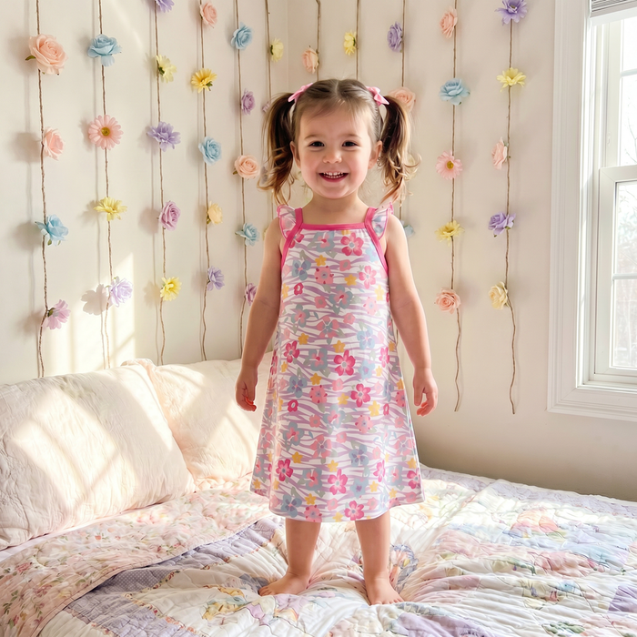 Wildflower Wishes Flutter Sleeve Dress - Bestaroo