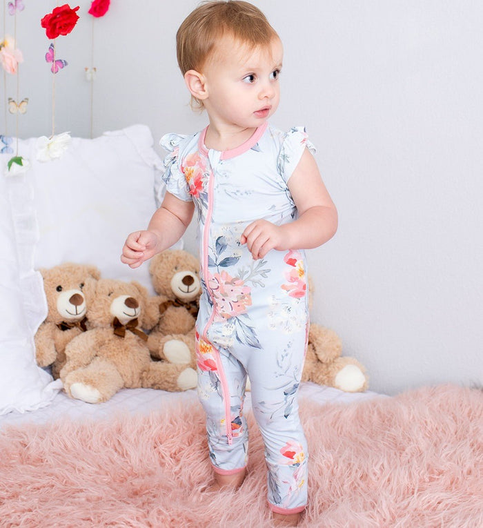 Bestaroo - Bamboo - Blossom Snooze Romper