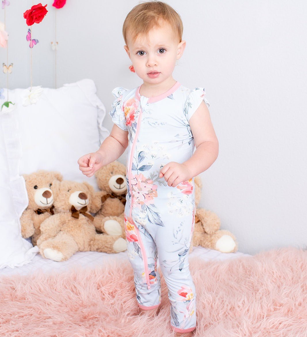 Bestaroo - Bamboo - Blossom Snooze Romper