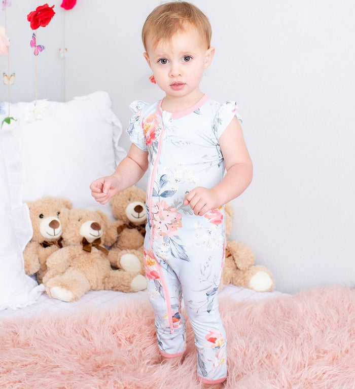 Bestaroo - Bamboo - Blossom Snooze Romper