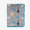 Bestaroo - Blue Happy Monsters Swaddle