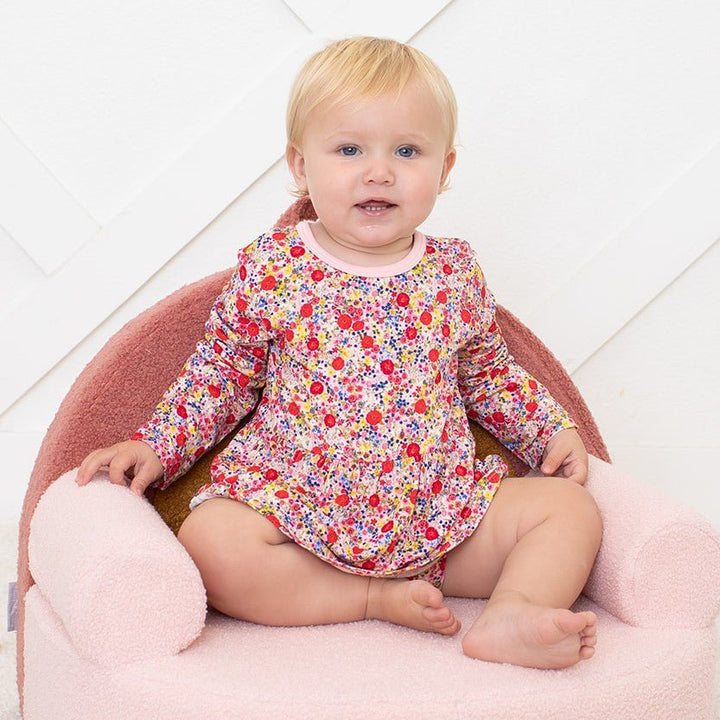 Bestaroo - Bamboo - Blush Bloom Bodysuit Dress