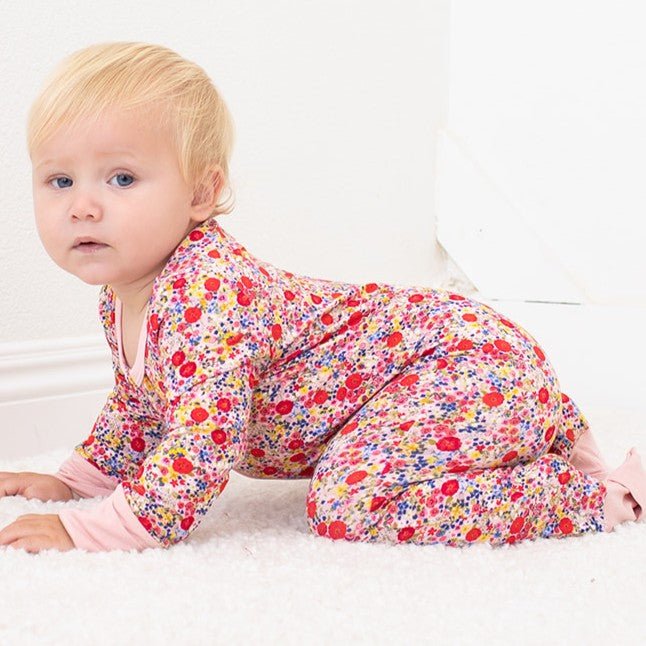 Bestaroo - Bamboo - Blush Bloom Convertible Coverall