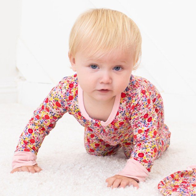 Bestaroo - Bamboo - Blush Bloom Convertible Coverall