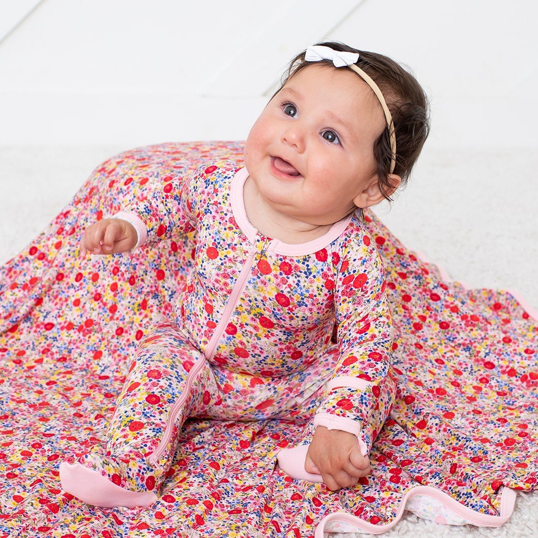 Bestaroo - Bamboo - Blush Bloom Footie