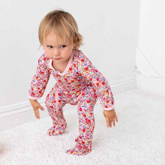 Bestaroo - Bamboo - Blush Bloom Footie