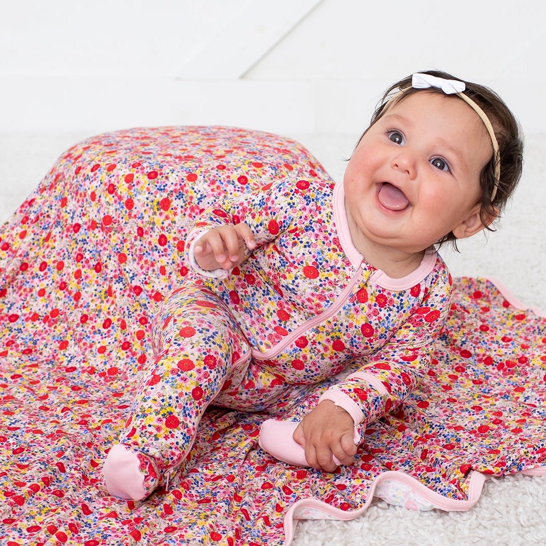 Bestaroo - Bamboo - Blush Bloom Footie