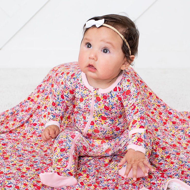 Bestaroo - Bamboo - Blush Bloom Footie