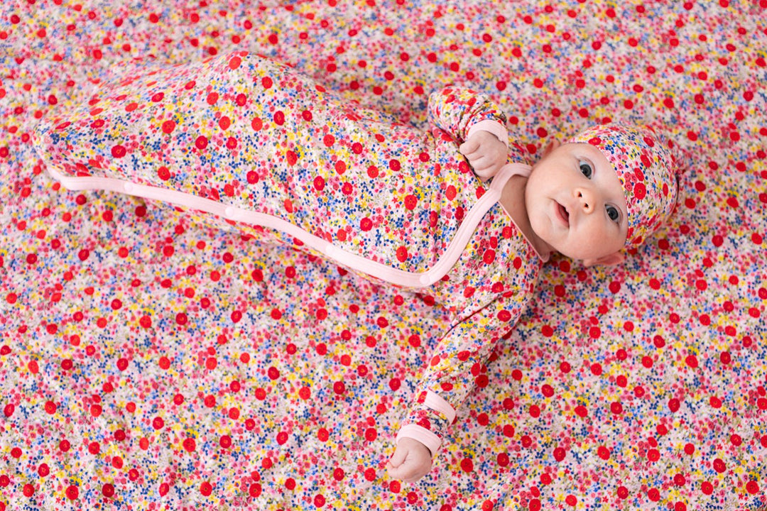 Bestaroo - Bamboo - Blush Bloom Gown & Hat