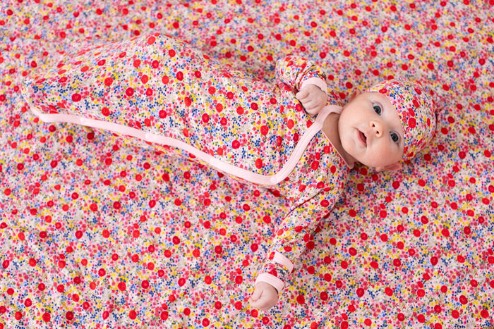 Bestaroo - Bamboo - Blush Bloom Gown & Hat