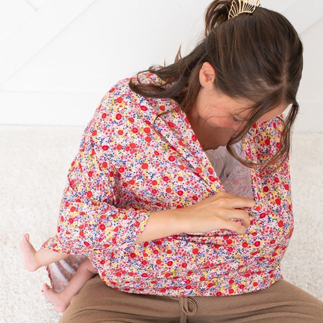 Bestaroo - Bamboo - Blush Bloom Nursing Cover