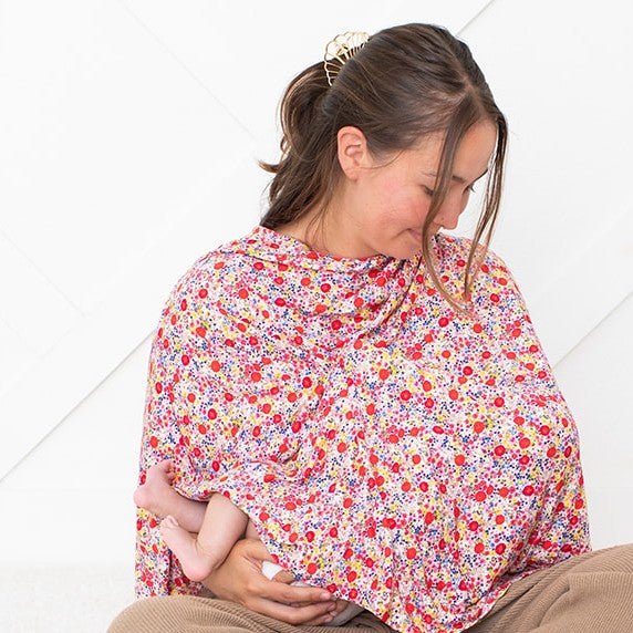 Bestaroo - Bamboo - Blush Bloom Nursing Cover