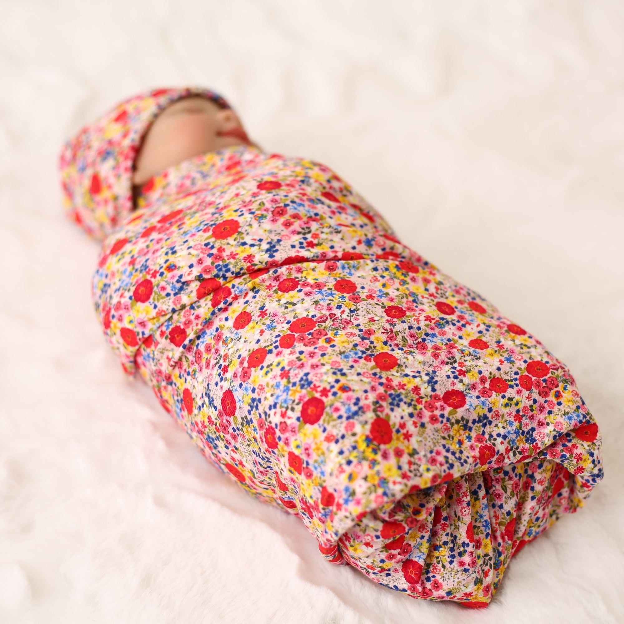 Bestaroo - Bamboo - Blush Bloom Swaddle