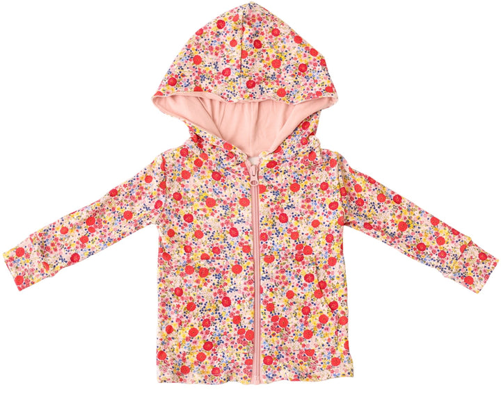Bestaroo - Bamboo - Blush Bloom Zipper Hoodie