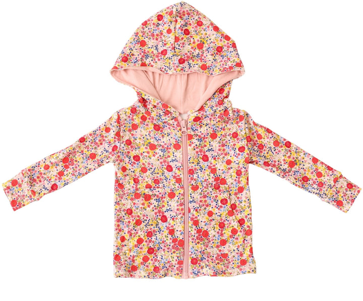 Bestaroo - Bamboo - Blush Bloom Zipper Hoodie