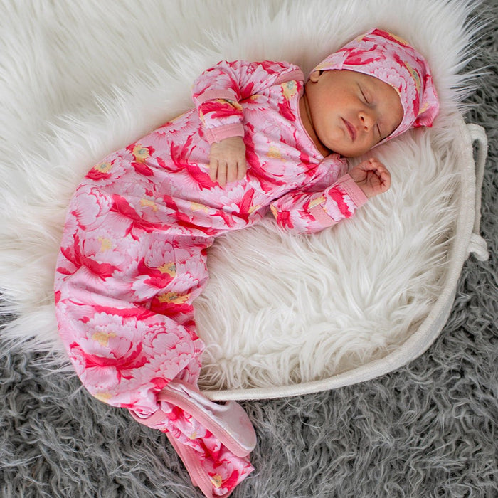 Bestaroo - Bamboo - Blush Dreams Floral Gown & Hat