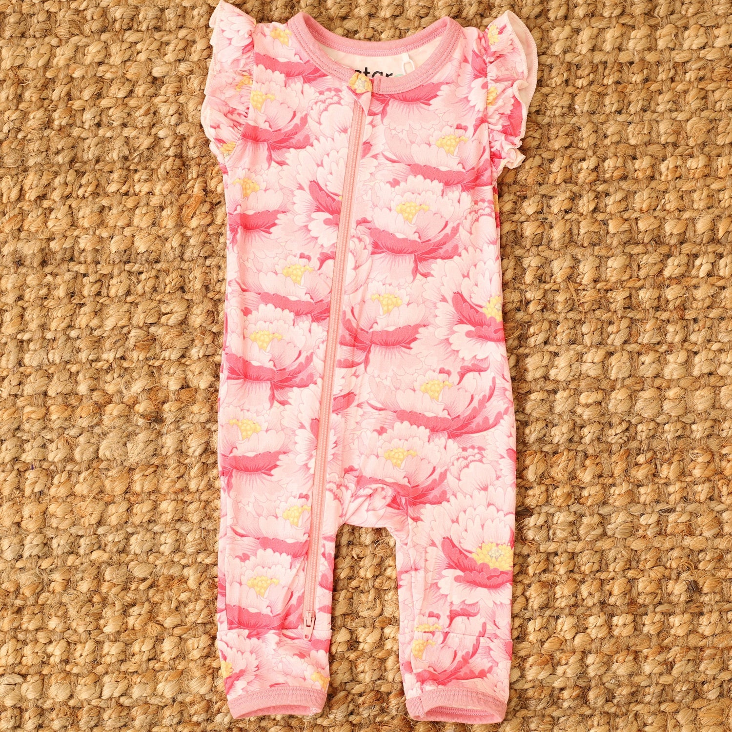 Bestaroo - Bamboo - Blush Dreams Floral Romper