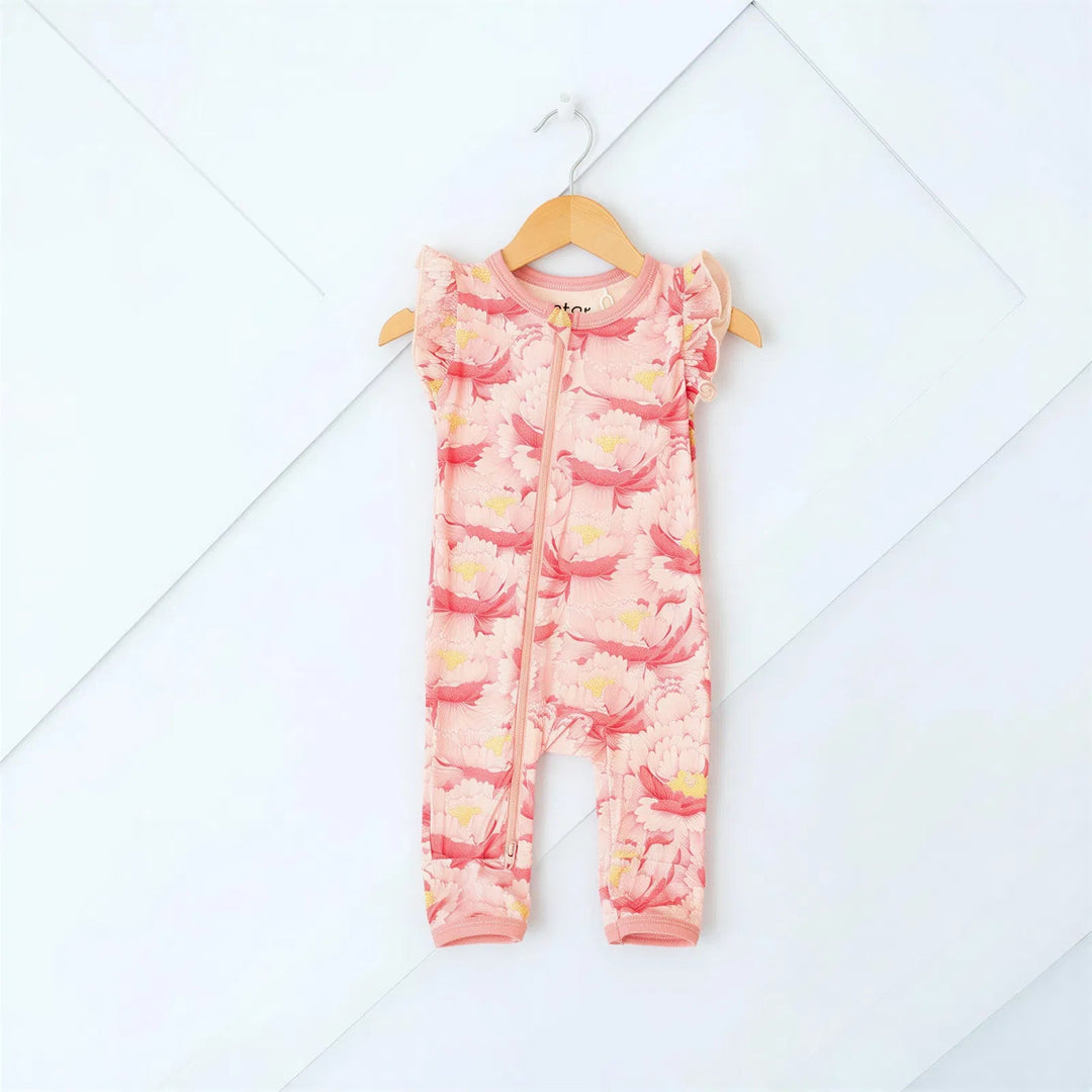Bestaroo - Bamboo - Blush Dreams Floral Romper