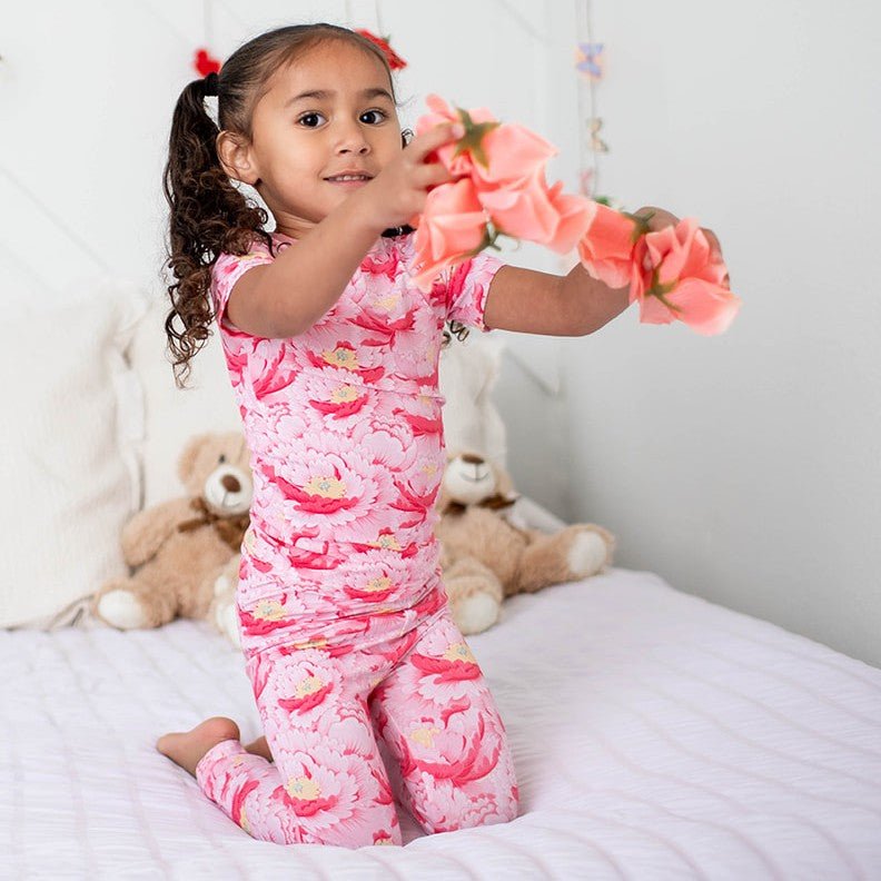 Bestaroo - Bamboo - Blush Dreams Floral S/S Pajama