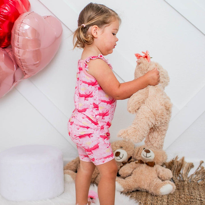 Bestaroo - Bamboo - Blush Dreams Flutter Tank & Shorts